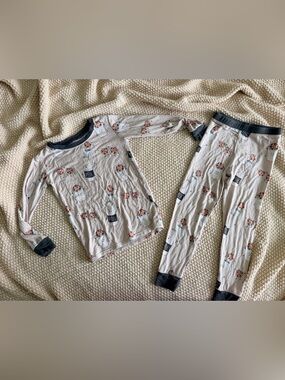 Fletch “Milk & Cookies” Bamboo Pajama Set 🍪🥛🤍